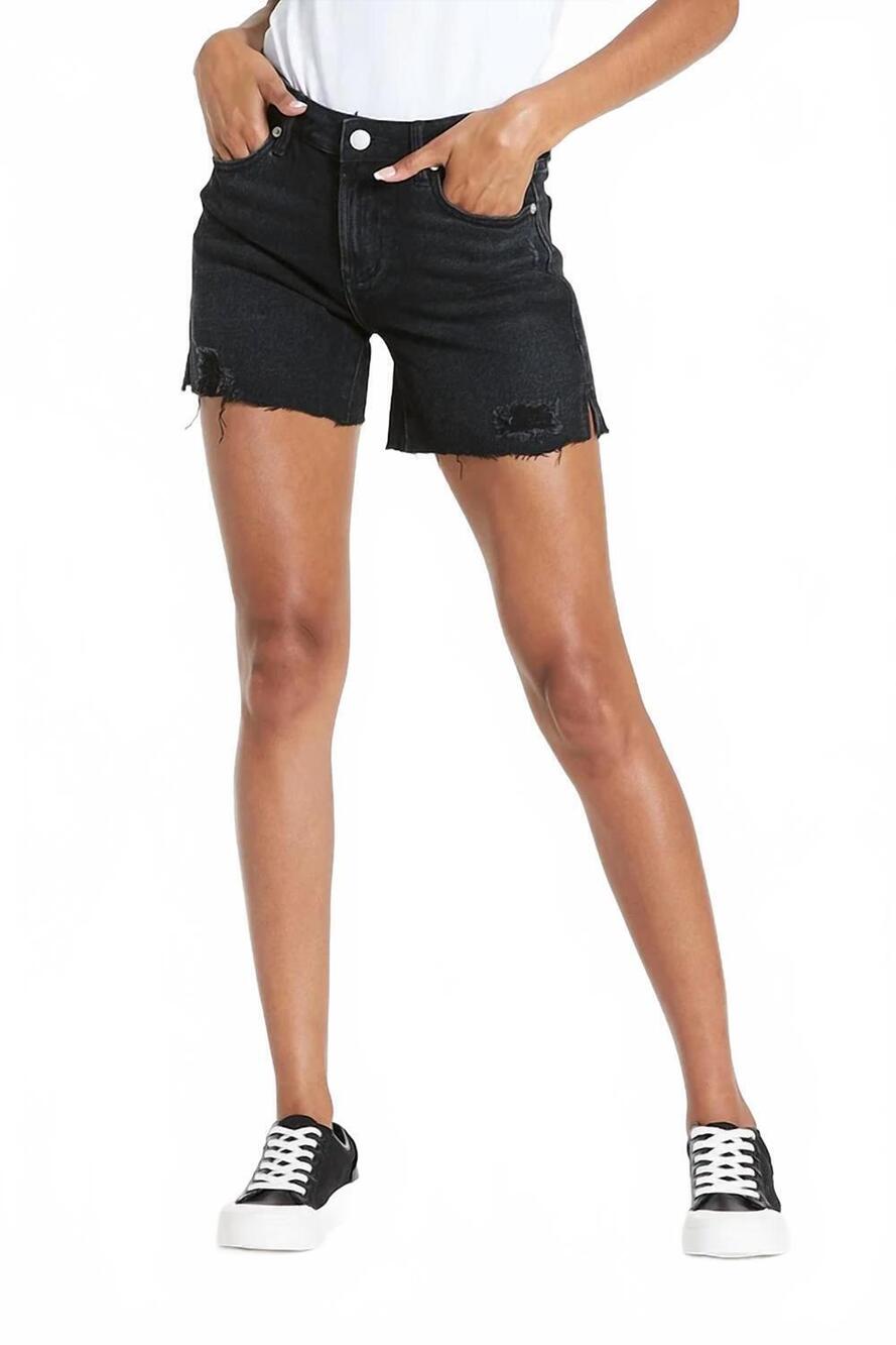 NEW DEAR JOHN DENIM julian mid rise frayed hem short in east coast